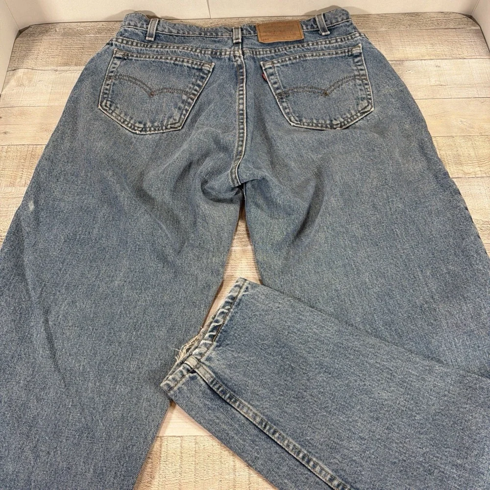 Vintage 90s Levi's 560 Jeans 34x36 Made USA Loose Tapered Red Tab Denim